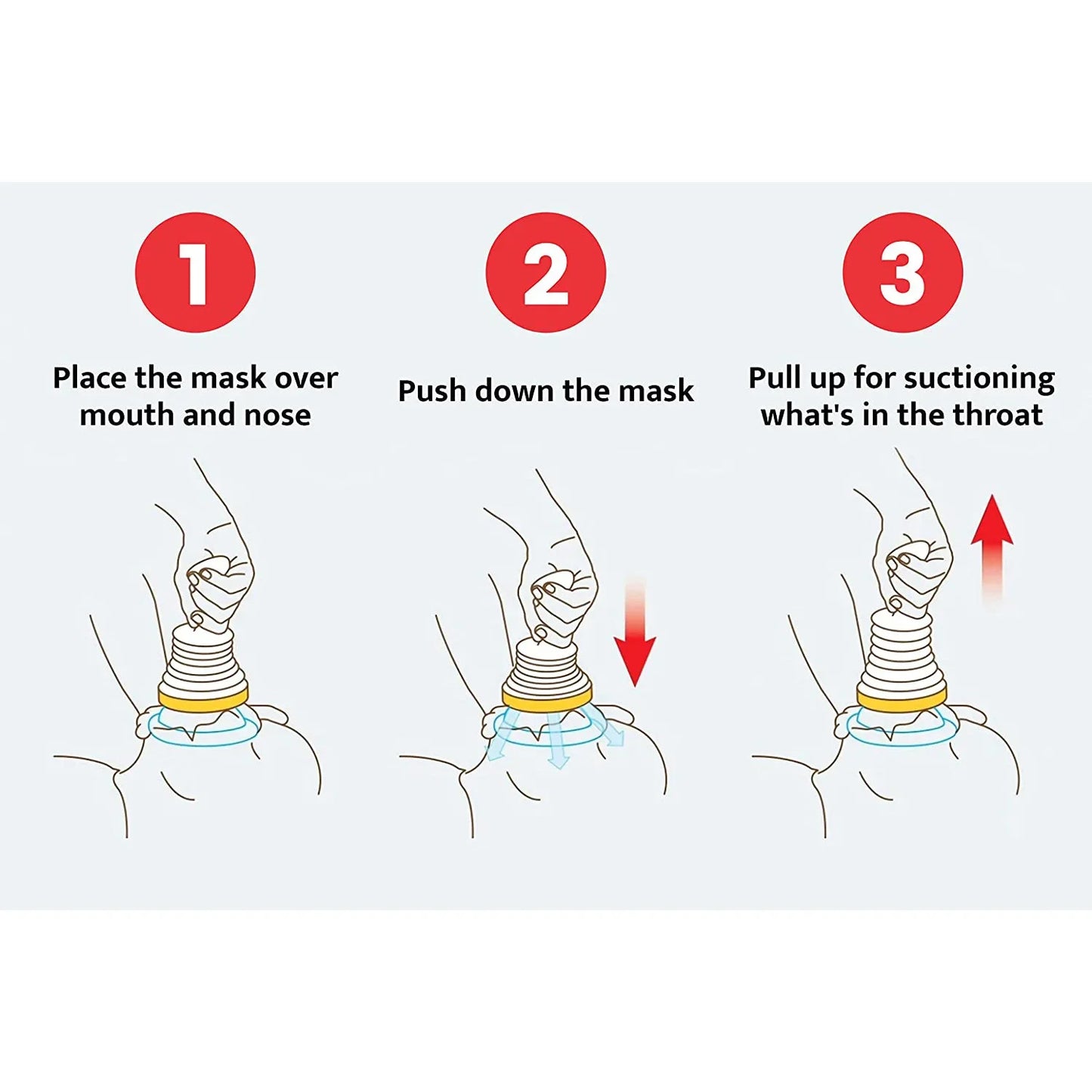 First Aid Kit Choking Device Adults & Children Rescue Breath Device